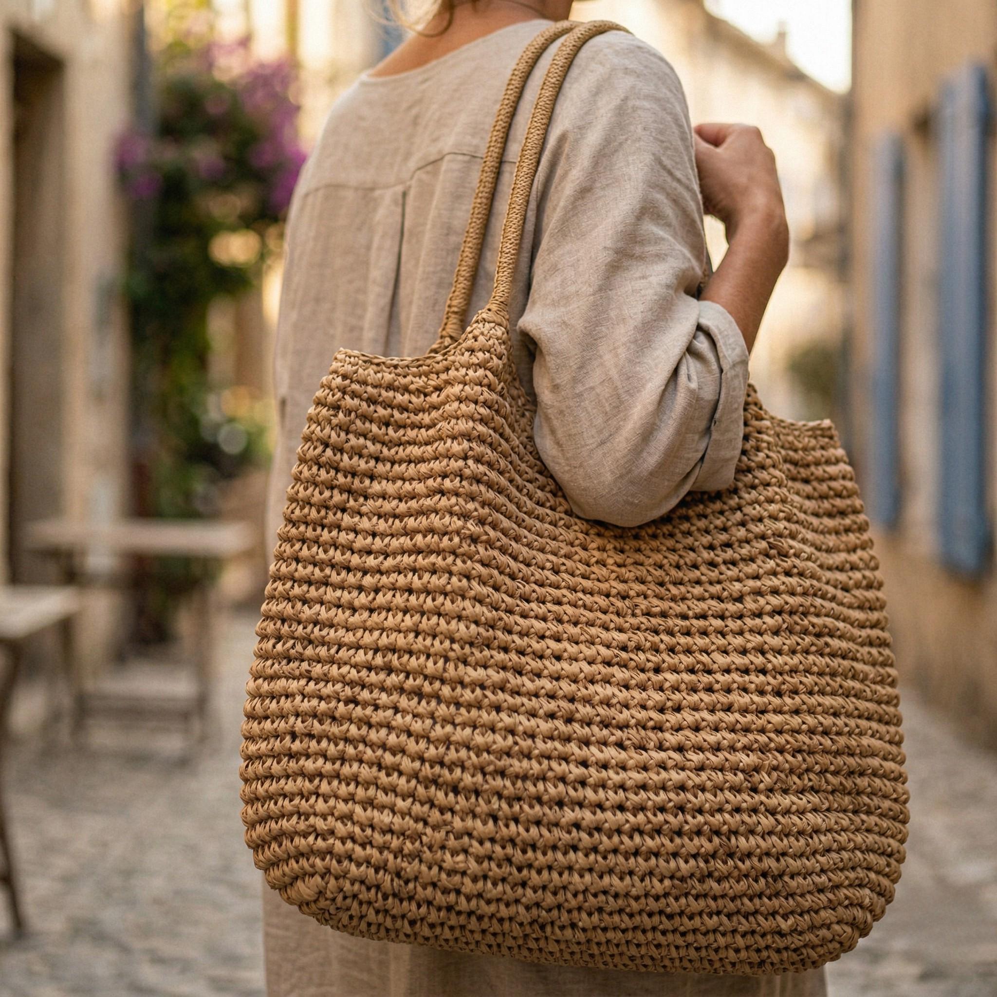 Bohemian-style woven shoulder bag - Image 7