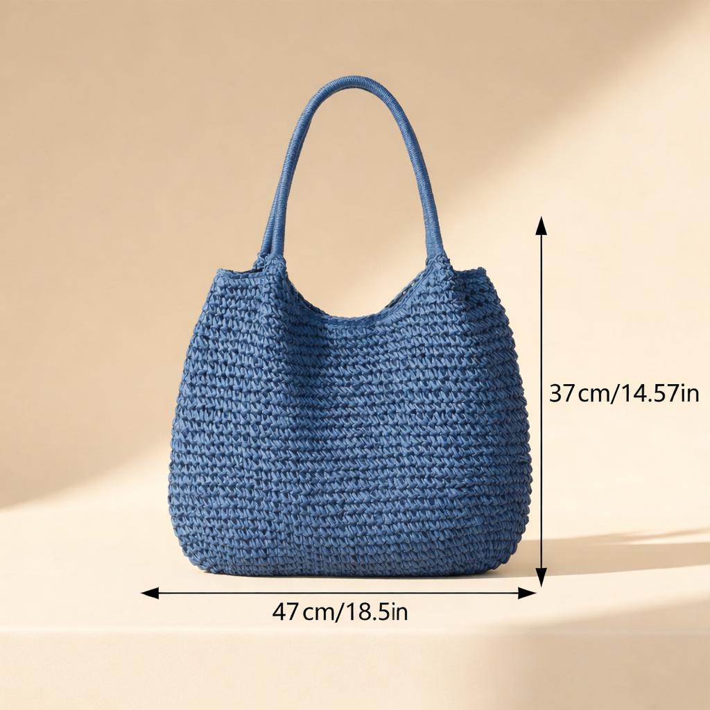 Bohemian-style woven shoulder bag - Image 3